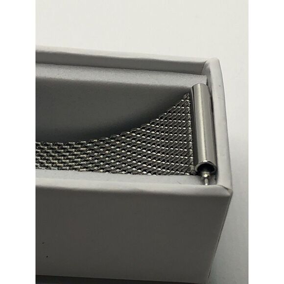 Rumba Mesh Silver Band Replacement Stainless Steel In Box PY22 - Picture 5 of 8